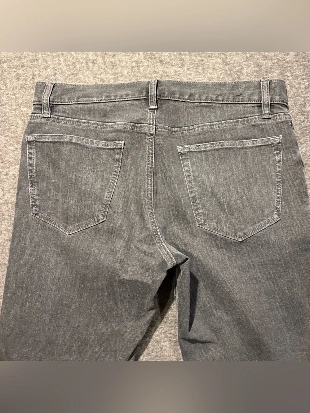 Banana Republic Traveler Jeans Pants Mens 32x30 Gray Slim Fit Cotton Stretch
